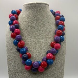 Colorful Beaded Choker Necklace